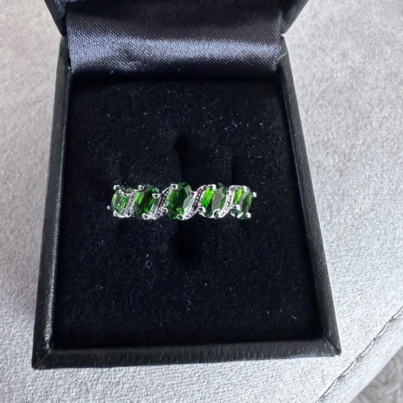 Chrome Diopside in sterling silver Ring by Colleen Lopez - Picture 5 of 10